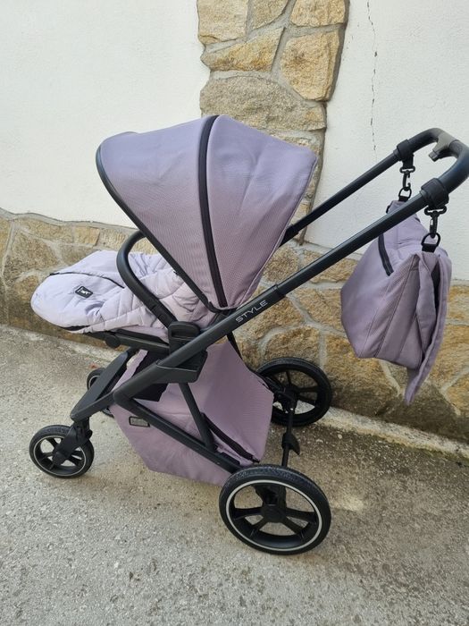 MOON Бебешка комбинирана количка Style Stone