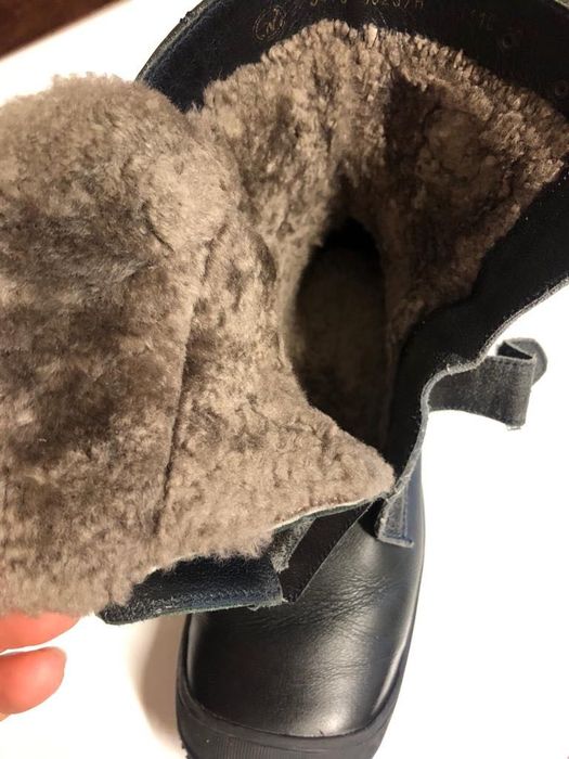 Cizme / cizmulite copii ( baieti, fete) din piele marimea 33 - 34