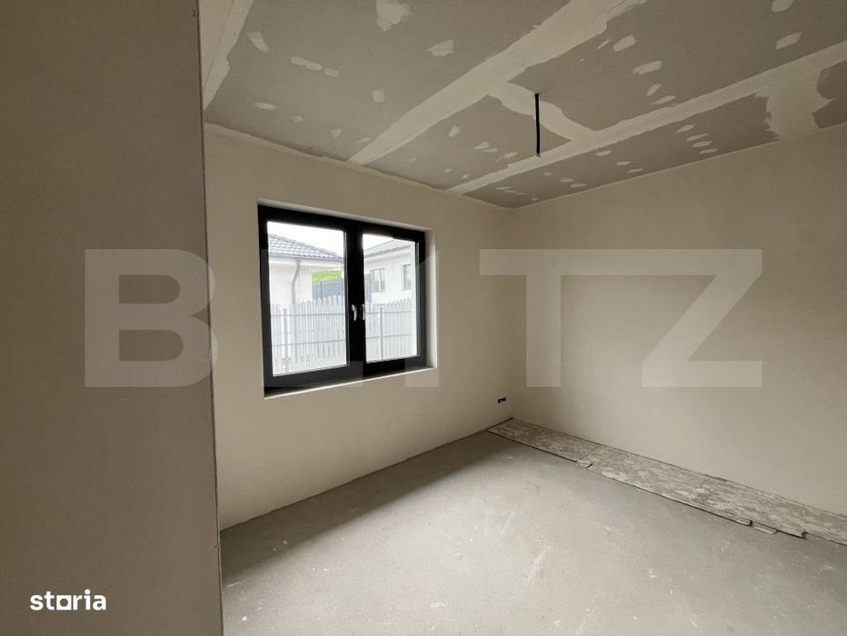 Casa pe un nivel, 115 mp utili, 505 mp teren, Popesti