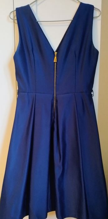 Rochie bleumarin sidefată