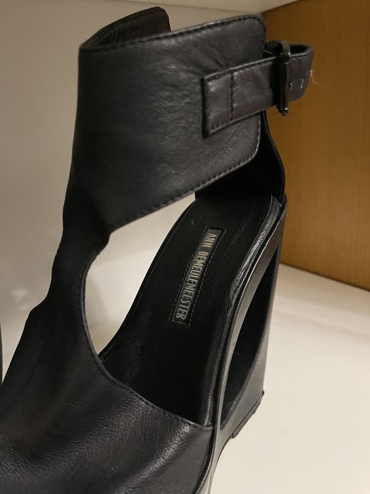 Ann demeulmeester sandale platforme