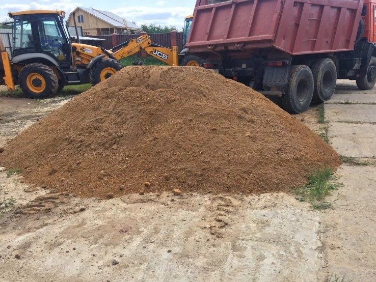 Дресва, отсев, щебень, песок, балласт