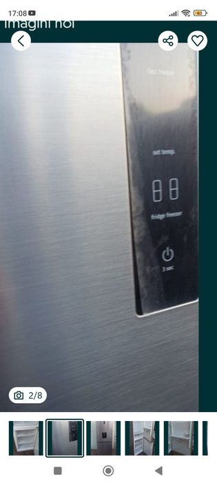 Combina frigorifica Gorenje Multiflow360°Nofrost dozator apa