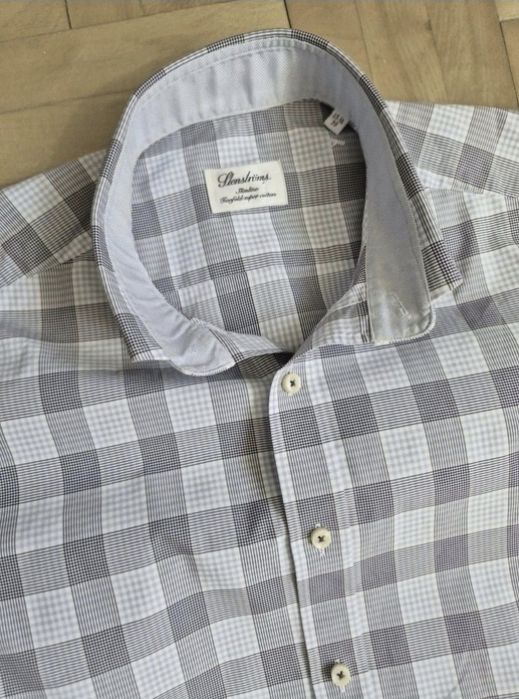 Cămașă de lux Stenströms, Bărbați, Twofold Super Cotton - 39
