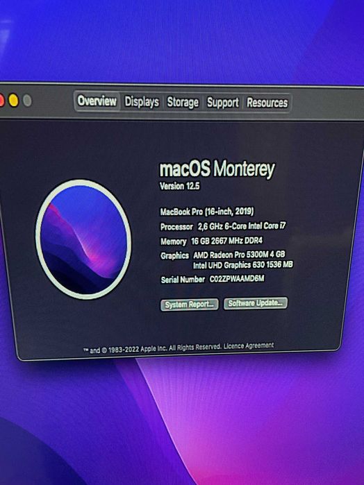 16" Core i7 MacBook Pro A2141 (2019) Space Gray-i7/16GB RAM/512GB SSD