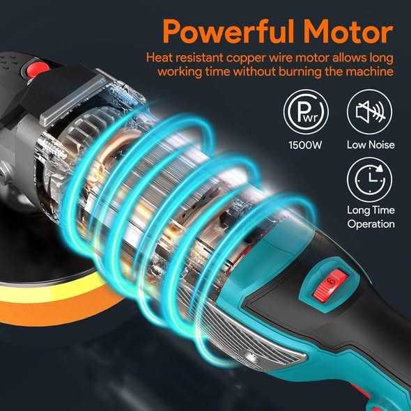 Mașină de lustruit/polish ENEACRO 1500W, Garantie