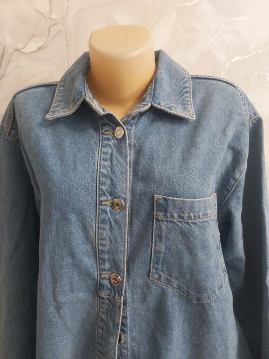 Джинсовая рубашка Зара