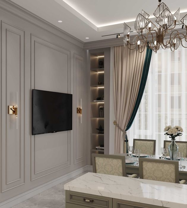 Дизайн интерьера под ключ от 7$ за кв.м.