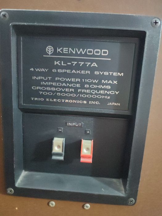 Boxe Kenwood KL 777A impedanta 8 ohmi vintage