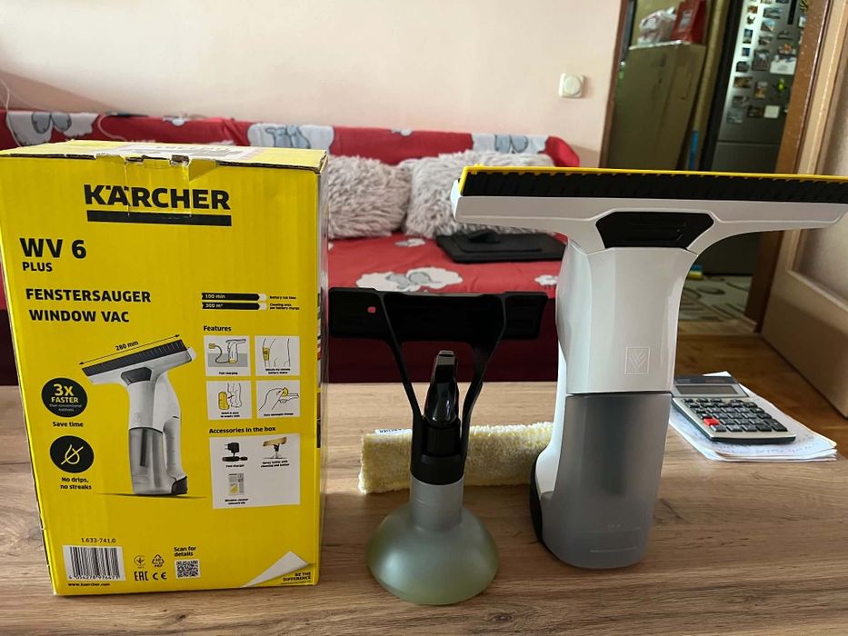 Акумукарорна стъклочистачка Karcher WV 6  Plus