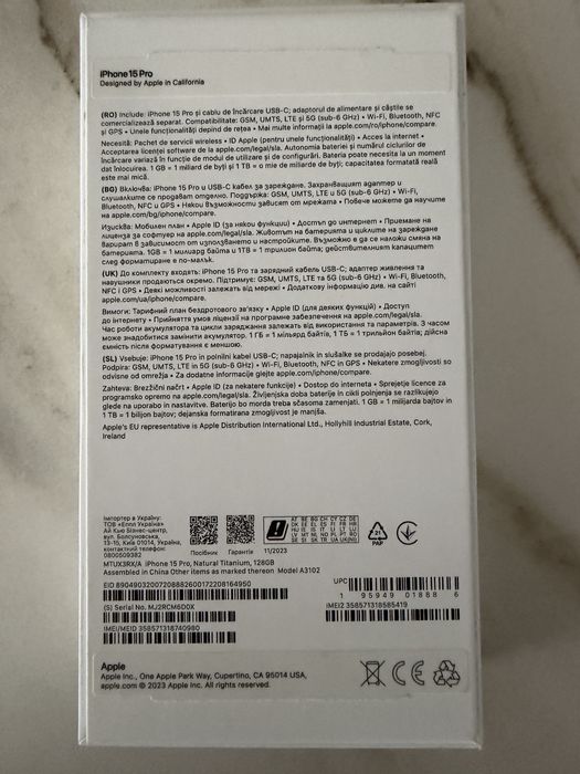 Iphone 15 Pro 128 GB Natural Titanium