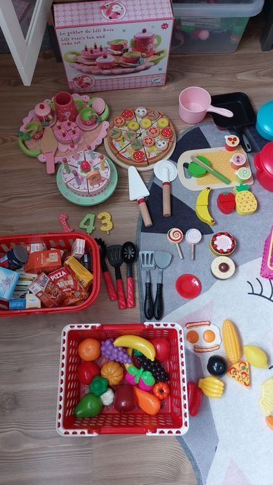 Bucatarie copii lemn + Accesorii