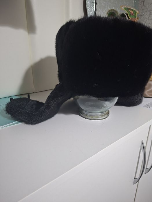 Продам норковую ушанку шапку