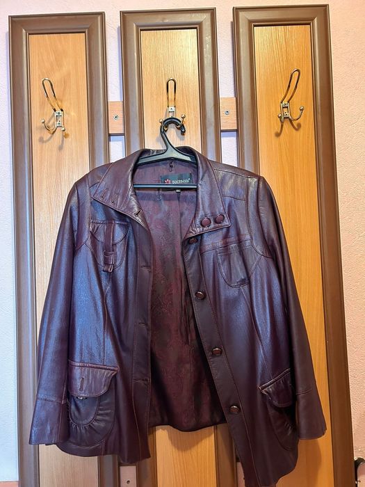 Кожаная куртка. Размер 52-54