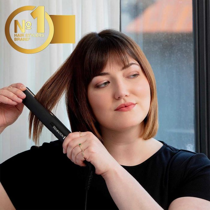 ПРОМО 2г Гаранция Преса за Коса Remington S1510 Ceramic Slim 220 гр