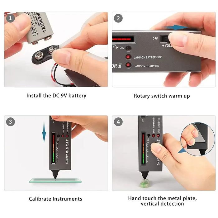 Olmos sinov qurilmasi Diamond Tester Алмазные ювелирные изделия тестер