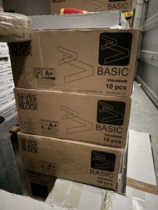 Стъклени тухли SEVES  made in Chech Republic