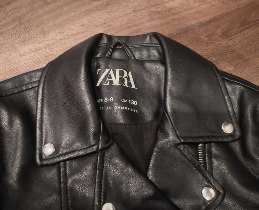 Детско кожено яке ZARA, р-р 130