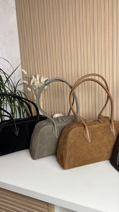 Сумка из натуральной замши