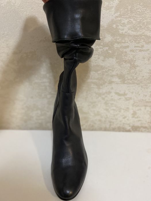 Кожанные сапоги