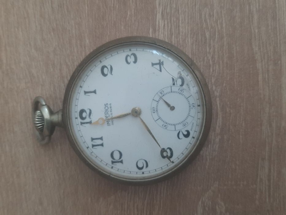 Ceas de buzunar LANCO, mecanic, Swiss Made - Vintage funcțional/ Ceas de buzunar elvețian IMPERIOS – Mecanic, 16 Rubine, Swiss Made (Antic / Colecție)