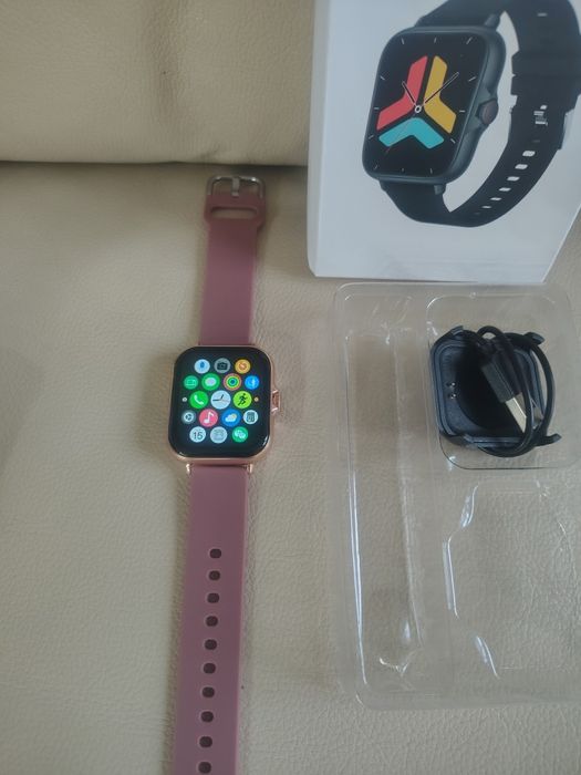 Ceas smartwatch inteligent compatibil Android iOS