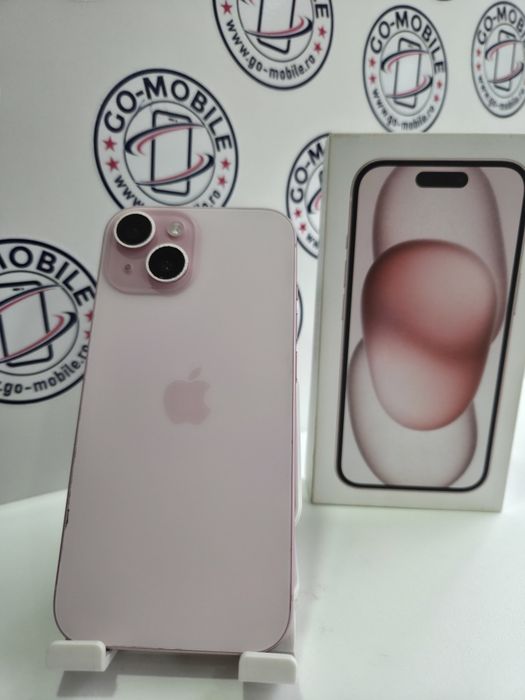 Iphone 15  - Roz - 100% Baterie - Impecabil - Garantie
