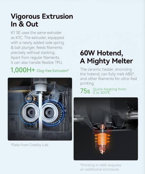 3д принтер K1SE 3д принтер [Официальный диллер, гарантия 1 год]