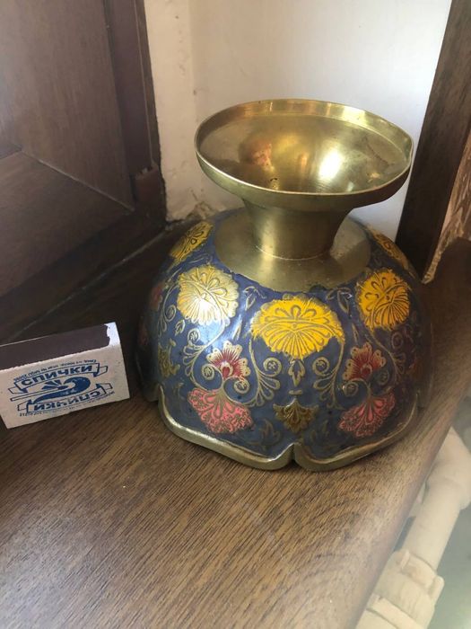 Антиквар ваза из латуни