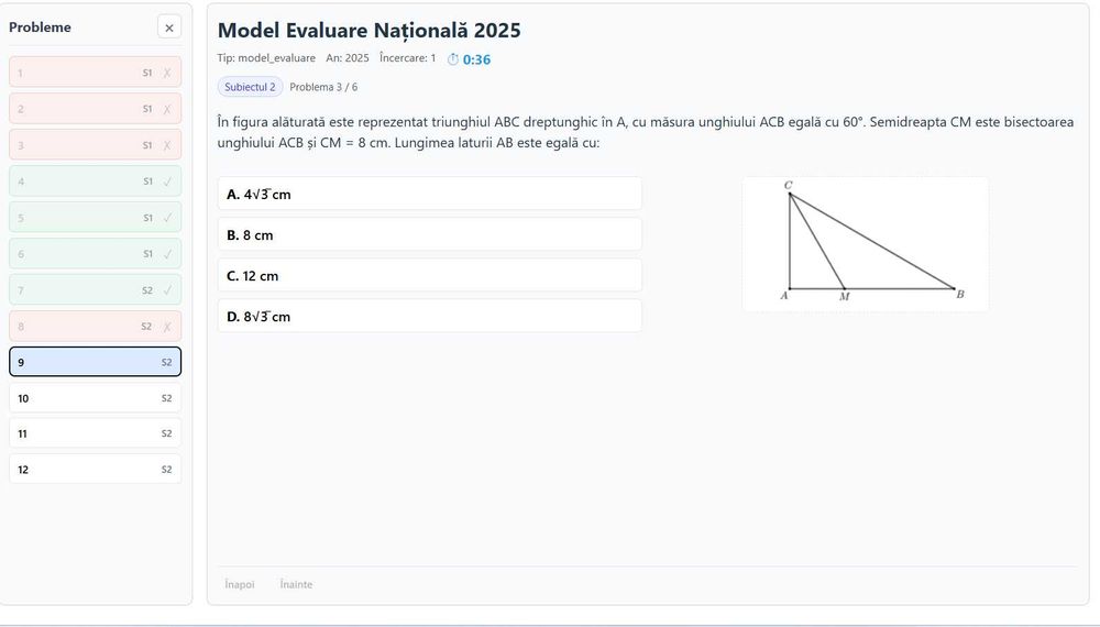 Teste EN VIII matematica cu raspuns si explicatii