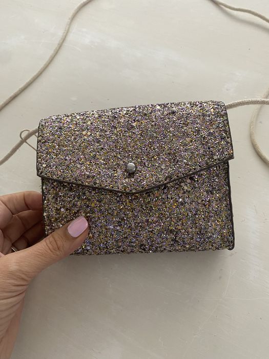 Posetuta ZARA cu glitter pt fetite , noua