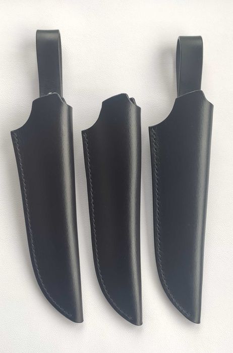 Кожени ръчно изработени кании за ножове с рисунка и без