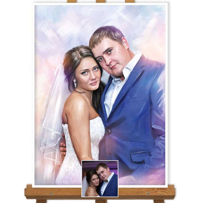 Tablou portret original dupa fotografie