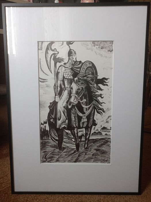 картина  чёрно-белая