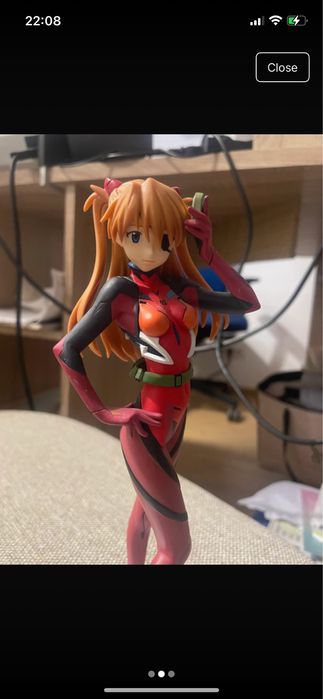 Asuka langely premium figurina 2020 anime waifu evangelion