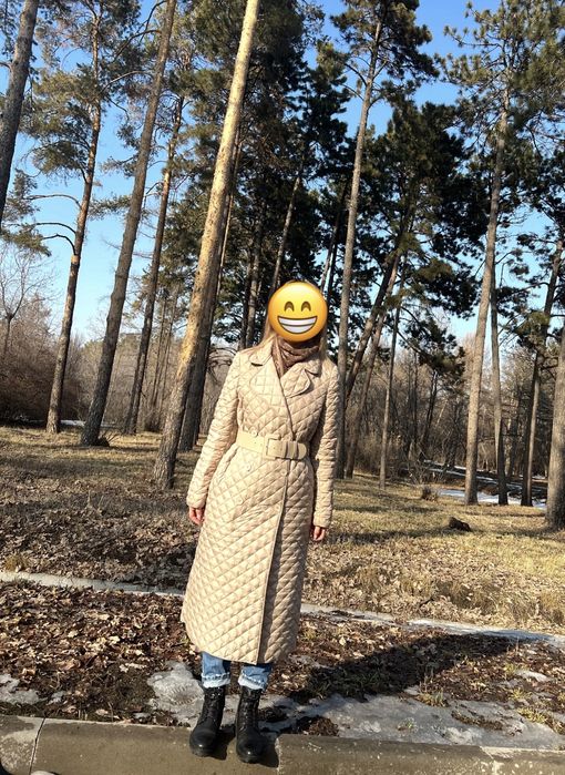 Стеганое пальто