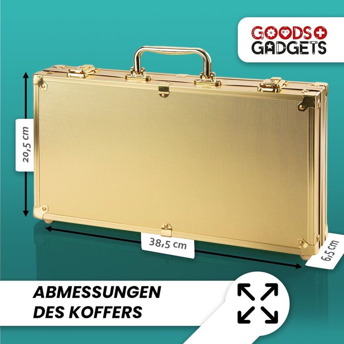 Покер комплект в алуминиево куфарче. Наличен и в черно