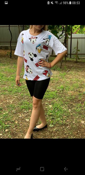 Set tricou+colant scurt