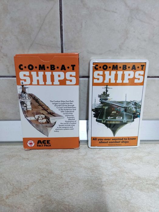 Combat SHIPS, set carti de joc educationale cu 32 nave