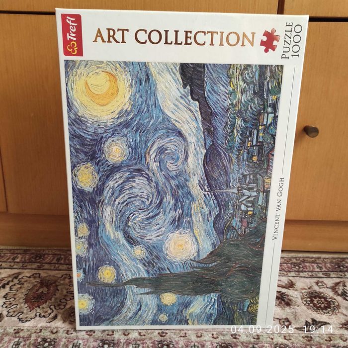 Нов пъзел Звездна нощ на ВАН ГОГ, 1000 части, отличен подарък!