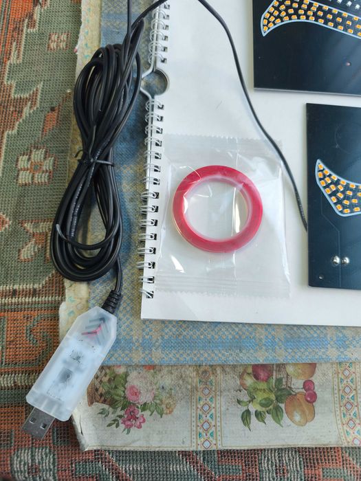 Set ochi devil's eye cu alimentare usb