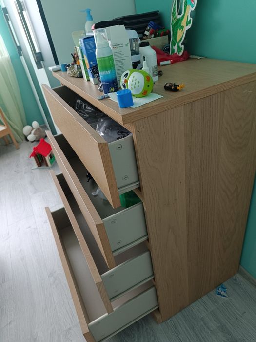 Скрин от Икеа кафяв