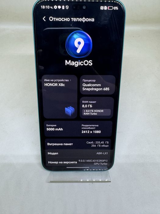 Honor X8c Mars Green 256Gb 8+8Ram