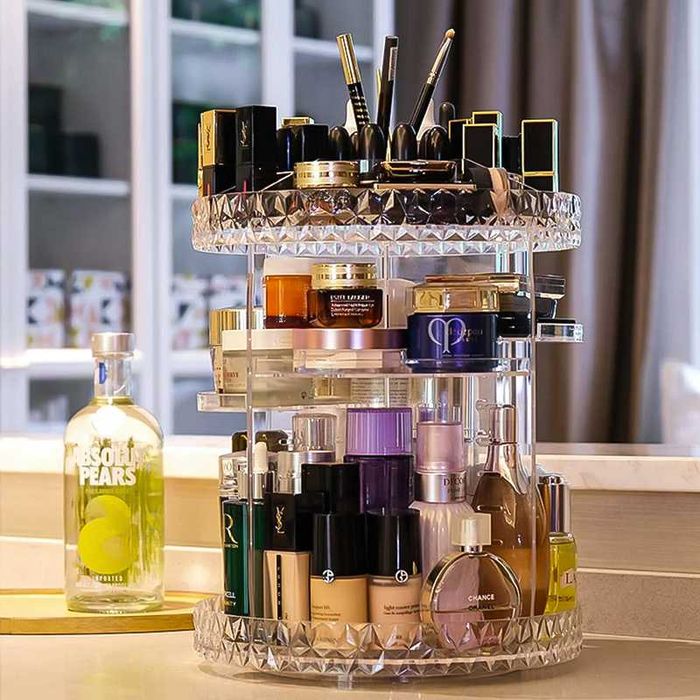 Органайзер за козметика и бижута, въртящ се на 360°