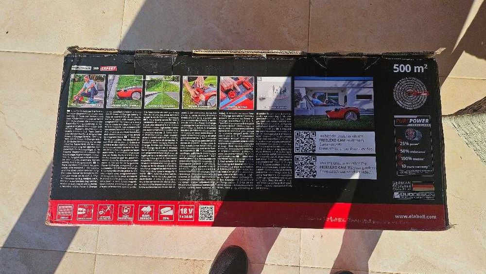 Robot tuns iarba Einhell FREELEXO CAM 500 NOU – 500 m² automat