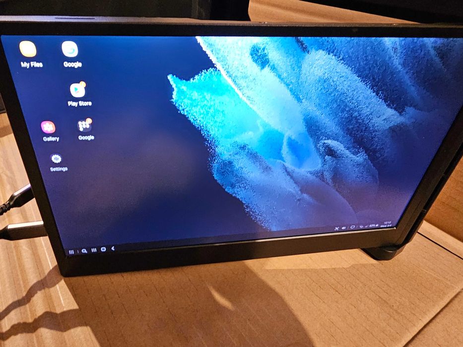 2 x Monitor IPS Dual screen Teamgee P2 1080p laptop tipC Hdmi