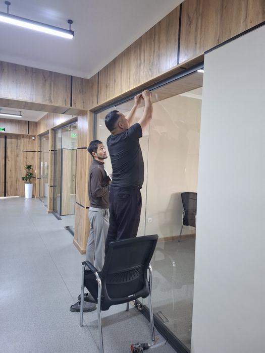 Каленное стекло 10 мм.