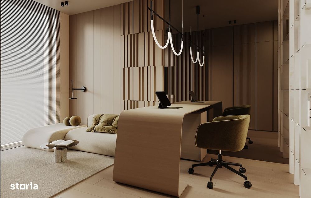 Apartament cu 2 camere + birou in ansamblu rezidential nou
