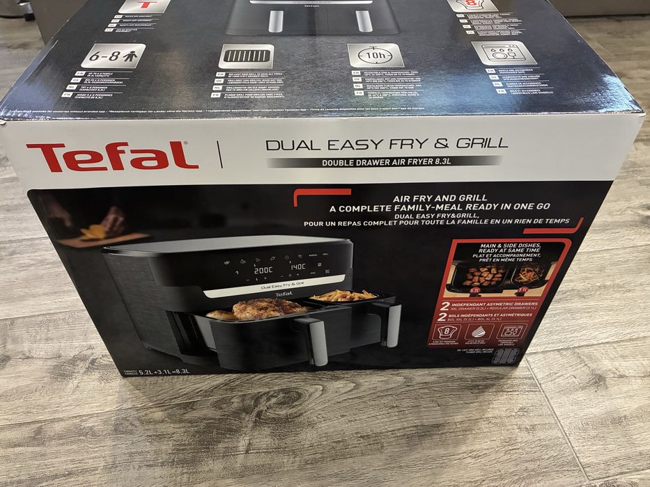 Tefal dual easy fry and grill