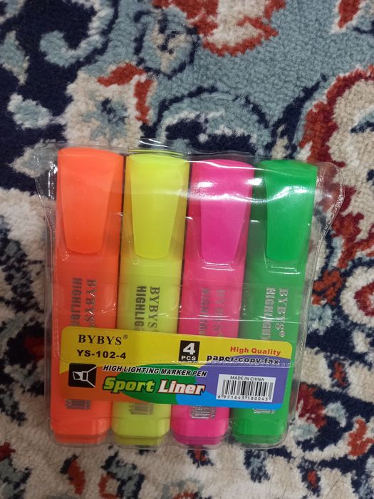 Набор маркеров BYBYS SportLiner (4 штуки)
